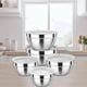 thumbnail image 5 of Tazones para mezclar Mixing Bowls Thicker Stainless Steel Nesting Set for Baking Serving 5pcs white cap 5 piezas de gorra blanca Magideal Tazones para mezclar, 5 of 7