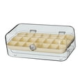 thumbnail image 1 of Estuche de almacenamiento de joyería Yinane Beige con Tapa transparente, 1 of 5
