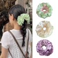 thumbnail image 2 of Yokua Soft And Practical Hair Tie Pleated Hair Scrunchie Hair Decoration for Women, 2 of 16