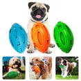 thumbnail image 2 of Pelota de juguete para perros con sonido chirriante para masticadores agresivos, pelota de goma para cachorros, P9M0, 2 of 8