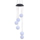 thumbnail image 3 of Worallymy cadena de luces LED campana de viento Solar lámpara de cuentas impermeable para exteriores jardín césped paisaje bombillas de bola Worallymy JD735804509, 3 of 7