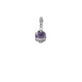 thumbnail image 1 of Hot Purple Hibiscus Flowers Spinner - Rope Charm Bead, 1 of 1