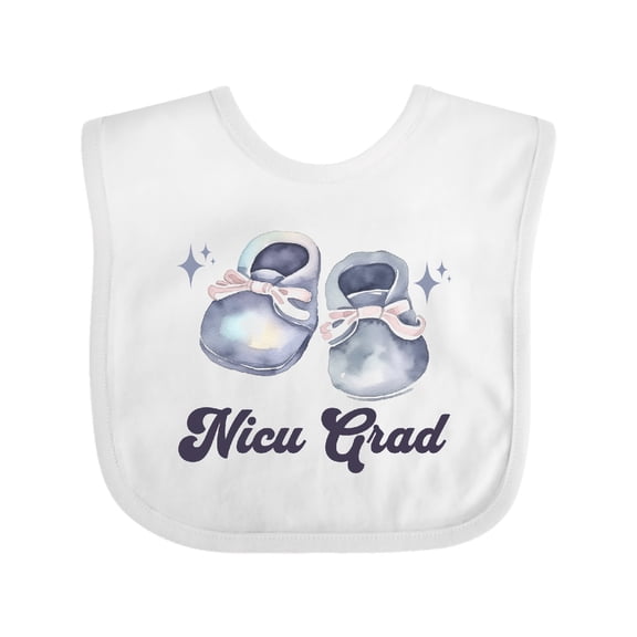 Inktastic Nicu Grad Baby Booties Cute Boys or Girls Baby Bib