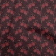 thumbnail image 1 of oneOone Viscose Chiffon Red Fabric Floral Sewing Craft Projects Fabric Prints By Yard 42 Inch Wide, 1 of 5
