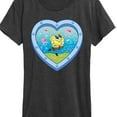 thumbnail image 3 of Spongebob Squarepants - Heart Porthole Window - Women's Short Sleeve Graphic T-Shirt, 3 of 6