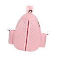 thumbnail image 4 of DYNWAVECA Badminton Racquet Bag Pickleball Paddles Shoulder Bag for Pickleball Paddles Pink, 4 of 10