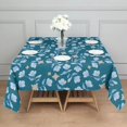 thumbnail image 3 of 42x42 Inch Waterproof Square Tablecloth, Thickened Polyester Table Cover for Dining & Parties, Floral Print, 3 of 6