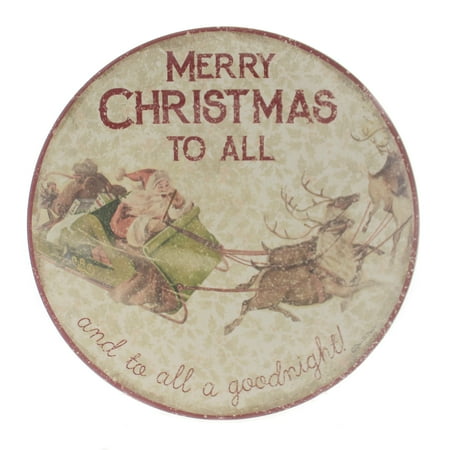 

Tabletop A GOODNIGHT PLATE Ceramic Vintage Look 100842