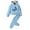 Blue, variant on KYAIGUO kids Baby Girls Tracksuit Outfit Spring Fall Butterfly Printing Hooded Sweatshirt Pullover Tops Jogger Pants 2PCS Set for 3-10 Years