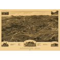 thumbnail image 2 of Beck 24x18 White Modern Wood Framed Museum Art Print Titled - Anniston Alabama - Beck 1887, 2 of 4