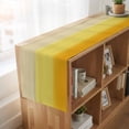 thumbnail image 6 of Table Runners 70 Inches Long Dress Scarves, Yellow Ombre Farmhouse Coffee/Dining/Kitchen Table Decor, Holiday Table Runner, Modern Abstract Art Abstract 13x70 Inch, 6 of 9
