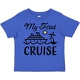 thumbnail image 3 of Inktastic My First Cruise with Cruise Ship and Palm Trees Boys or Girls Toddler T-Shirt, 3 of 5