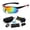 Red, variant on Polarized Sports Sunglasses with 5 Interchangeable Lenses,Mens Womens Cycling Bike Glasses,Baseball Running Fishing