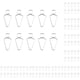 thumbnail image 1 of Bearachild 10 Pieces Ceiling Tile Hooks Stainless Home Steel Design Sign Deformation Easy installtion Hanging Simple without Organization Type3 NO3, 1 of 6