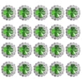 thumbnail image 1 of Miangastore Flatback Round Rhinestones Multi Rhinestone 20Pcs 0.6x0.6x0.2In, 1 of 8