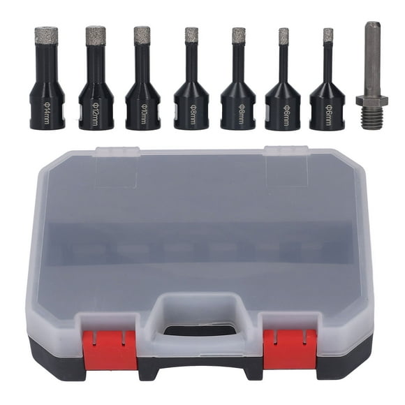 Broca de diamante NikouMX Kit de sierra perforadora para azulejos 7 piezas