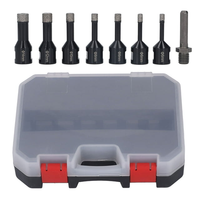 Broca de diamante NikouMX Kit de sierra perforadora para azulejos 7 piezas