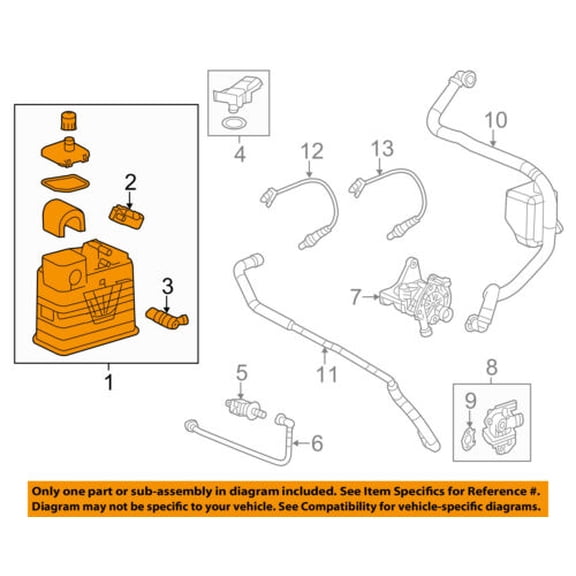 GM OEM-Vapor Canister Fuel Gas Emission 84109051