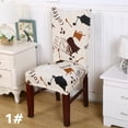thumbnail image 2 of Skksst Floral Print Dining Chair Slipcover Home Banquet Decor Washable Seat Protector Cover, 8pcs, 2 of 3