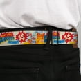thumbnail image 4 of SpongeBob SquarePants Belt, Seatbelt Buckle Belt, Mr Krab Krusty Krab Succce$$ Collage Ivory Multi Color, Youth 22 to 32 Inches, 4 of 9