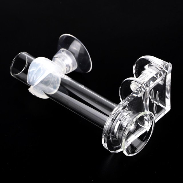 Shrimp Feeding Tube, Feeder Tube, Glass With Two Fixing Ways Fish For Aquarium