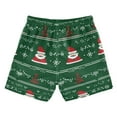 thumbnail image 7 of FORMRS Boys Swim Trunks Quick Dry Mesh Liner Boardshorts Sizes XS-XL, Green Christmas Trees, 7 of 7