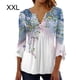 thumbnail image 5 of Qarigey Tops de manga 3/4, camiseta oscilante, túnica de verano, lavable, atractiva, elegante, transpirable, ropa de playa para mujer Type3 NO3, 5 of 5