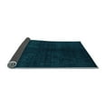 thumbnail image 2 of Ahgly Company Indoor Round Abstract Light Blue Modern Area Rugs, 7' Round, 2 of 4