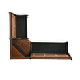 thumbnail image 2 of Linon Wymosa 3-Piece Coastal Corner Breakfast Nook Dining Set with Storage, Black/Walnut, 2 of 23