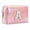 A, variant on Pink Holographic Letter Makeup Bag Personalized Initial Cosmetic Pouch Waterproof Travel Organizer (Size/Style as Pictured)