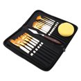 thumbnail image 4 of Wood Handle Paint Brushes Set,  Bag Paint Brush, For Kids Friends, 4 of 8