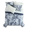 thumbnail image 1 of Mainstays Abstract Grid 7-Piece Bed in a Bag Set, Queen – Back to School!, 1 of 4