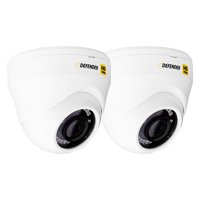 Defender HD 1080p Indoor/Outdoor Long Range Night Vision 2-Pack Dome Security Cameras