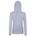 thumbnail image 3 of Women's-Levelwear  Heather Gray Pittsburgh Penguins Hockey Fights Cancer Relay Pullover Hoodie, 3 of 3