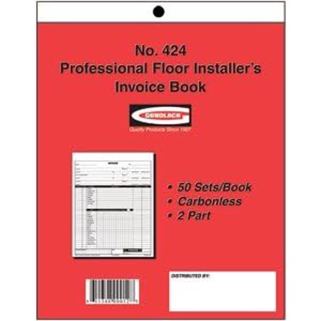 Professional Floor Installer's Invoice Book