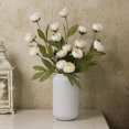 thumbnail image 4 of Flores artificiales de peonía VIERENA, 12 piezas, 69 cm, color crema, 4 of 9
