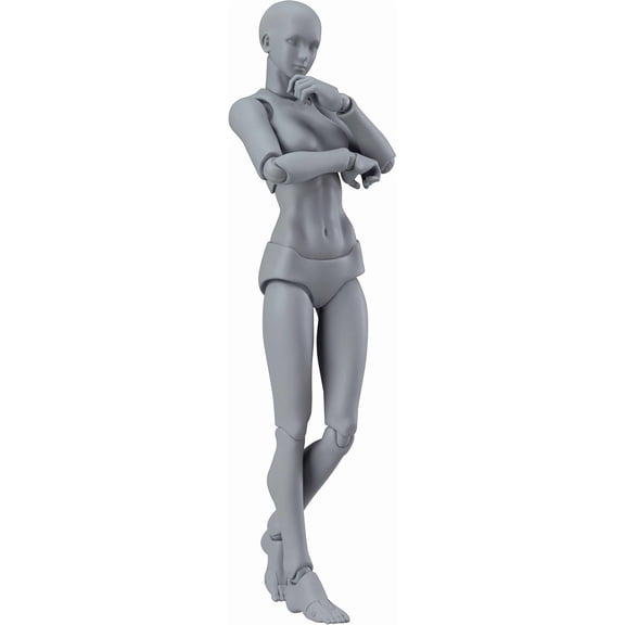 Figma Archetype Next Female Action Figure Gray Colored Version