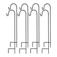 thumbnail image 2 of Ashman 35 Inch Shepherd's Hook Premium Metal Outdoor Plant Hanger (8 Pack), 2 of 7