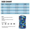 thumbnail image 6 of Balery Hawaiian Style Men's Sleeveless Muscle Shirts Workout Tank Top, Moisture Wicking, Odor Protection-Small, 6 of 8