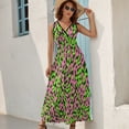 thumbnail image 2 of Leopard Print Pattern Art Sleeveless Dress Women's Summer Suit Dresses for Women 2025 Luxury Party Dress, 2 of 7