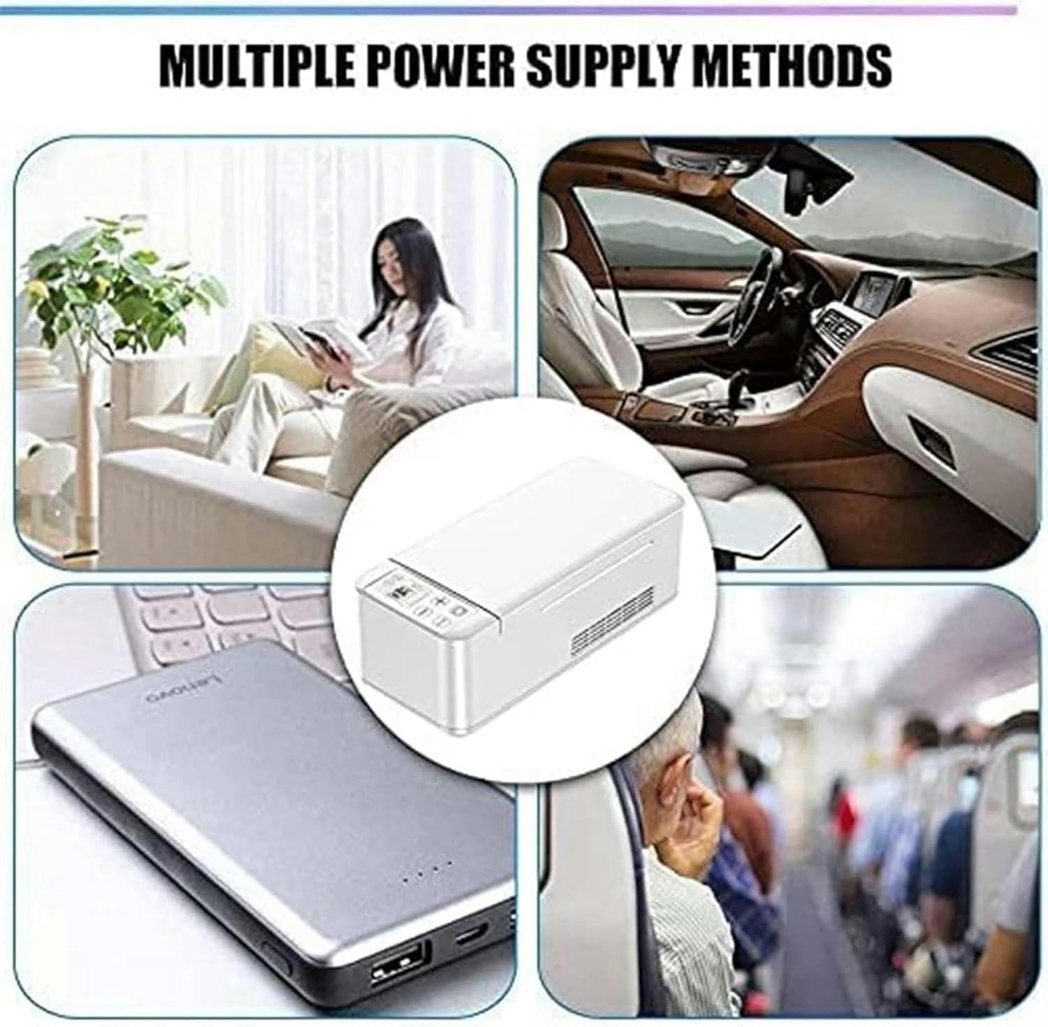 GXCZ Insulin Refrigerator, Insulin Cooler, Portable Car Travel Refrigerator, Cooler And Heater, USB Charging