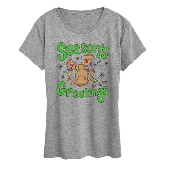 Marvel - Seasons Grootings - Women's Short Sleeve Graphic T-Shirt