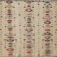 thumbnail image 1 of Ahgly Company Indoor Square Abstract Orange Salmon Pink Abstract Area Rugs, 4' Square, 1 of 6