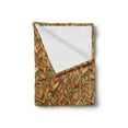 thumbnail image 2 of Leaves Soft Flannel Fleece Throw Blanket, Autumn Faded Leafage Foliage Forest Fall Woods Botanical Tree Shady Ecology Theme, Cozy Plush for Indoor and Outdoor Use, 60" x 80", Multicolor, by Ambesonne, 2 of 5