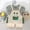 White, variant on Swuxness Toddler Boys Stripe Print Crew Neck Short Sleeve and Suspender Shorts 2 Piece Outfit Suits Casual Style Green 3-4 Years