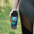 thumbnail image 6 of Naloa Underwater Fish Turtle 18oz Sports Insulated Kettle, Stainless Steel Insulated Cup for Women Men for Fitness, Gym & Outdoor, 6 of 7