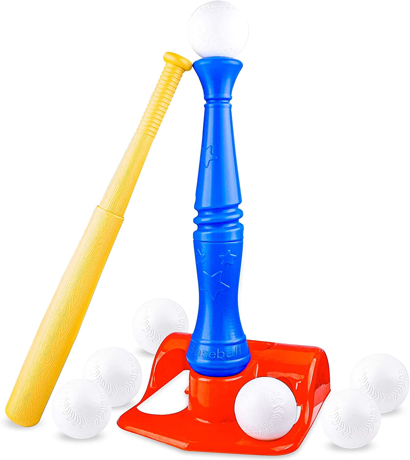 JOYIN TBall Baseball Toy Set Including Ball Tee Set, Baseball Bat and