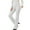 White, variant on ZQUUVOU Women's Dress Pants Flare Solid Suit Pants Leisure Trousers-Bottoms Solid Color Pants Olive Green