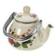 thumbnail image 2 of Tetera de esmalte con diseño floral, tetera decorativa para estufa, 2 of 8