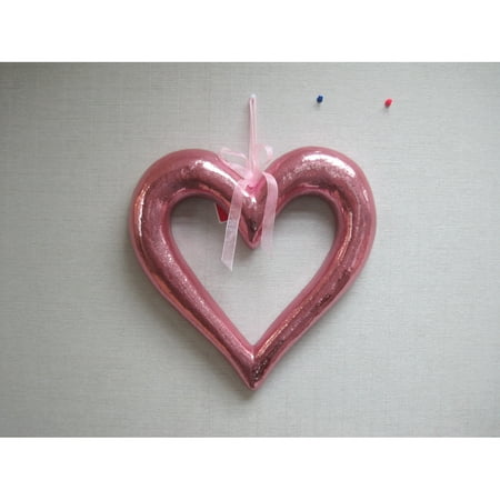 Valentine's day large pink foam heart